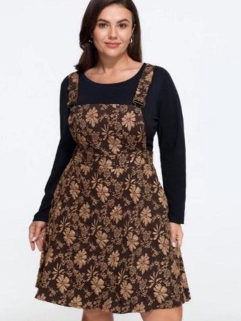 BloomChic Floral Mini Dress with Pockets - size L